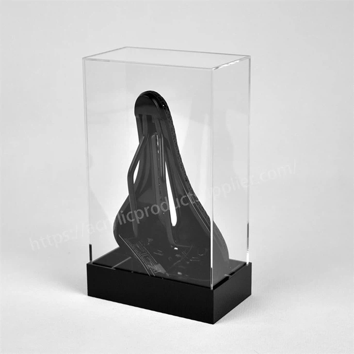 Acrylic Mountain Bike Seat Display Box Acrylic Mountain Bike Seat Display Box