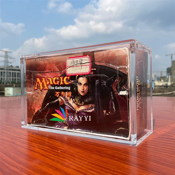 MTG Magic The Gathering Booster Box Acrylic Display Case MTG Magic The Gathering Booster Box Acrylic Display Case
