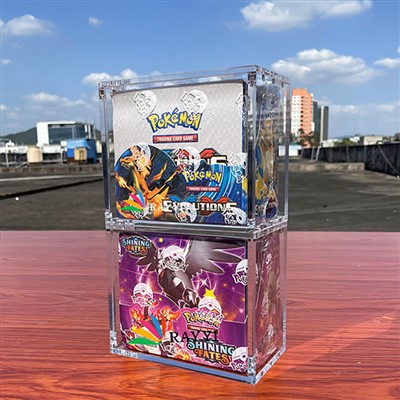 Akrylový Pokemon Booster Box vitrína